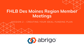 FHLB Des Moines Region Member Meetings - Fhlbdm 