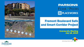 Fremont Boulevard Safe And Smart Corridor Project