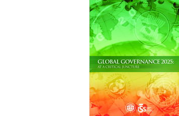 Global Governance 2025 - Dni.gov