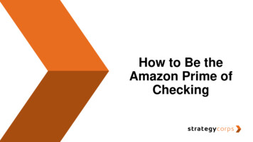 How To Be The Amazon Prime Of Checking - Mycuservices 