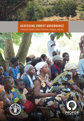 Assessing Forest Governance