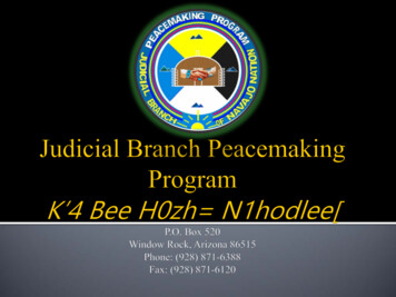 Peacemaking Program - Nmlegis.gov