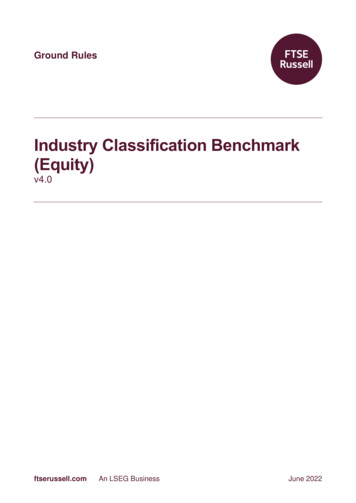 Industry Classification Benchmark (Equity) - FTSE Russell