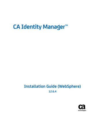 CA Identity Manager - Ftpdocs.broadcom 