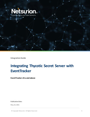 Integrating Thycotic Secret Server With EventTracker - Netsurion