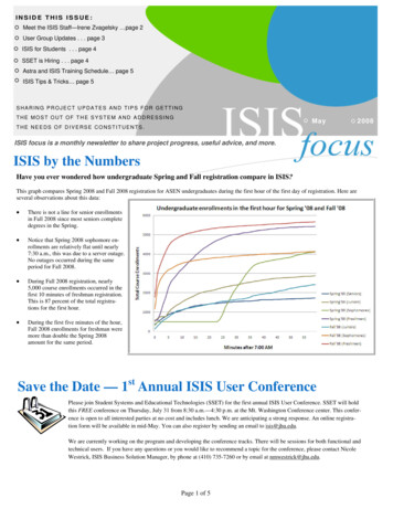 ISIS Focus Is A Monthly Newsletter To Share Project Progress, Useful .