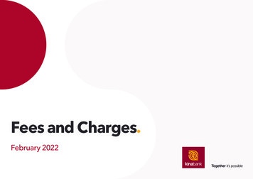Fees And Charges - Kina Bank