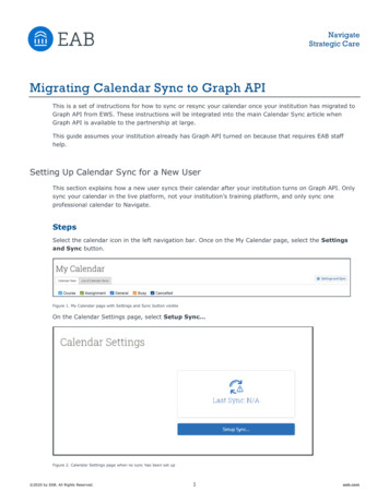 Migrating Calendar Sync To Graph API