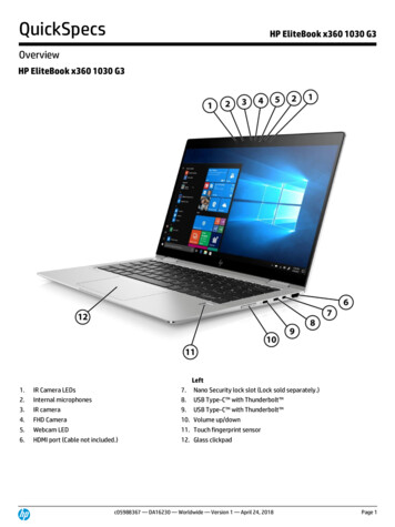 HP EliteBook X360 1030 G3 - Icecat