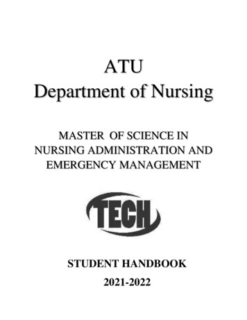 ATU Department Of Nursing - Arkansas Tech University