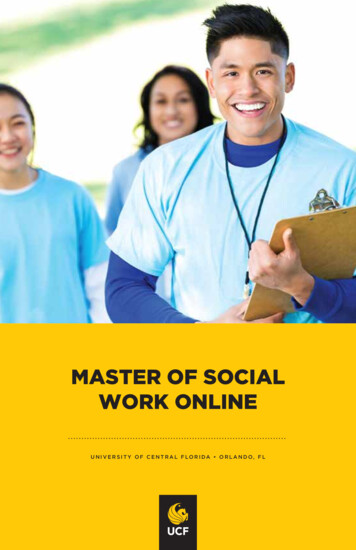 Master Of Social Work Online