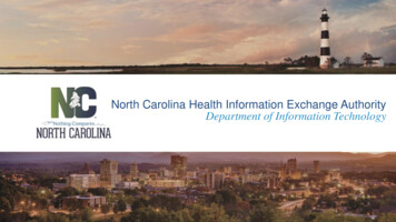 North Carolina Health Information Exchange Authority Department Of .