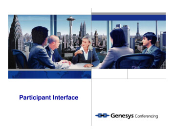 Welcome To The Genesys Meeting Center Demonstration!
