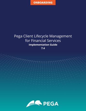 Pega Client Lifecycle Management For Financial Services