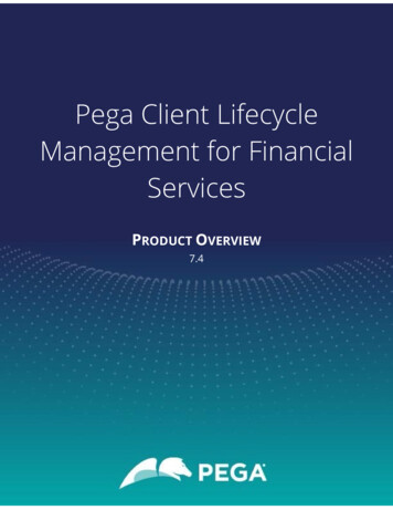 Pega Client Lifecycle Management For Financial Services - Product Overview