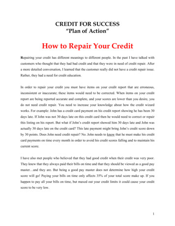 How To Repair Your Credit - ICON Of Success Global
