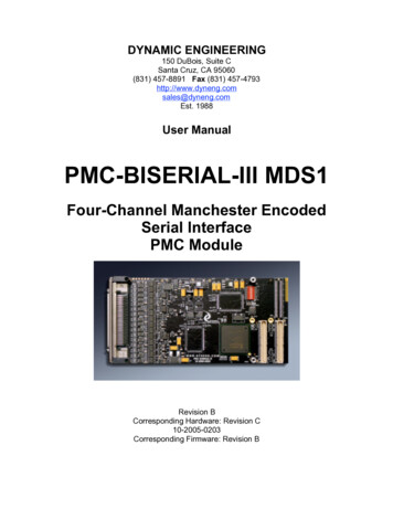 PMC-BISERIAL-III MDS1 - Dyneng 