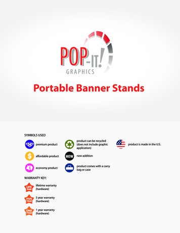 Portable Banner Stands - POP-IT