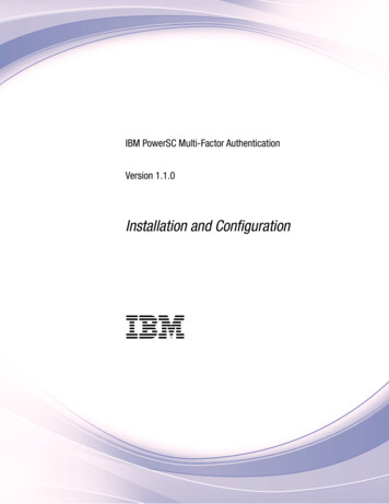 IBM PowerSC MFA Installation And Configuration