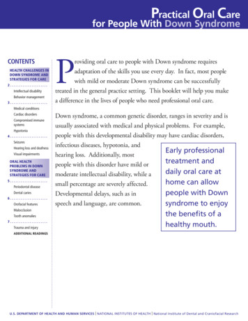 Practical Oral Care For People With Down Syndrome