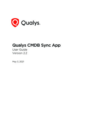 Qualys CMDB Sync 2.2.