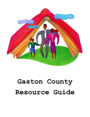 Gaston County Resource Guide