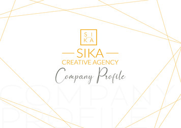 Company Profile COMPANY PROFILE - Sika Creative Agency