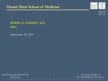 Mount Sinai School Of Medicine