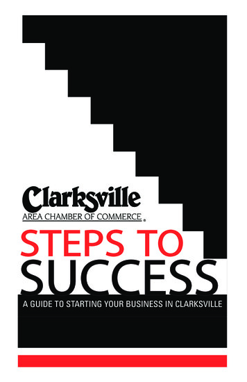 STEPS TO SUCCESS - Clarksville Chamber Of Commerce