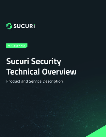 Sucuri Security Technical Overview