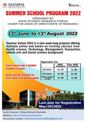 For Queries, Contact: Mahesummerschool2022@gmail