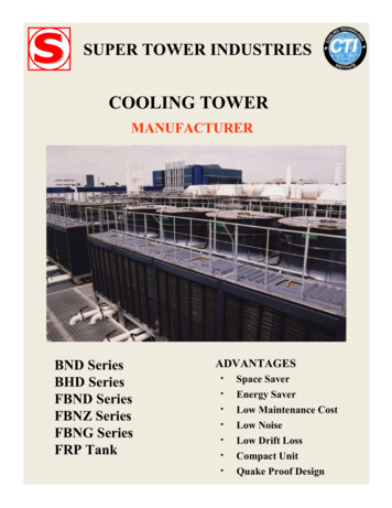 Cooling Tower - Super Tower