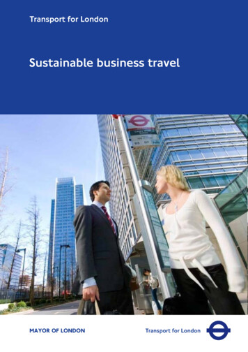 Sustainable Business Travel - Eltis