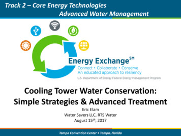 Cooling Tower Water Conservation: Simple Strategies . - Energy Exchange