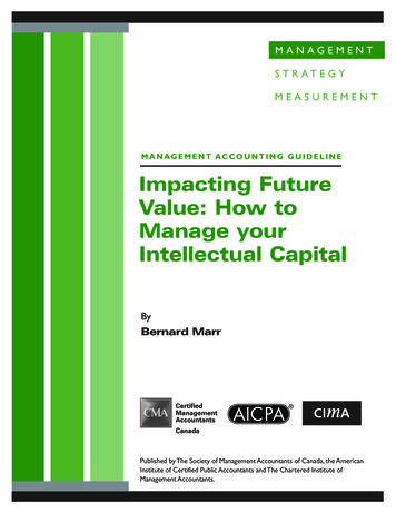 Impacting Future Value: How To Manage Your Intellectual Capital