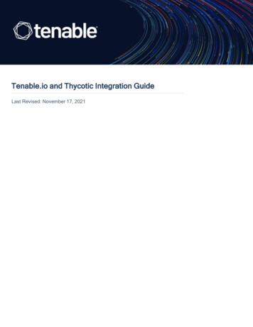 Tenable.io And Thycotic Integration Guide