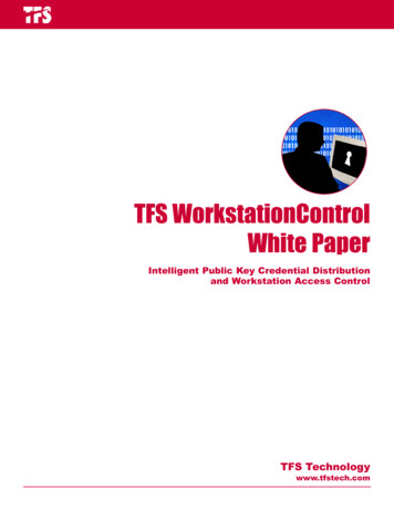 TFS WorkstationControl White Paper - KEON.ru