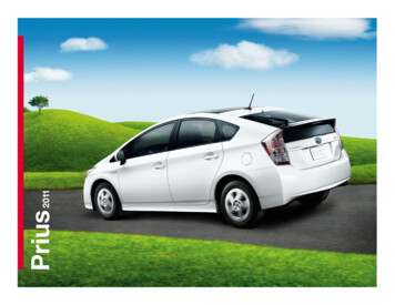 2011 Prius - Auto-Brochures