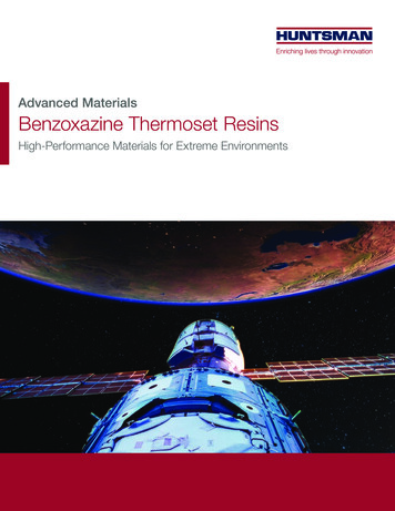 Advanced Materials Benzoxazine Thermoset Resins