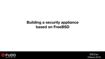 Based On FreeBSD Building A Security Appliance