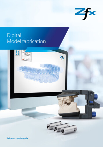 Digital Model Fabrication - ZFX-Dental