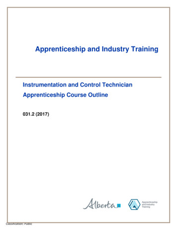 Instrumentation And Control Technician Apprenticeship .