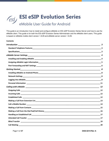 ESI ESIP Evolution Series