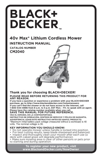 40v Max* Lithium Cordless Mower - Images.thdstatic 