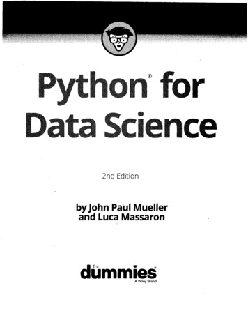 Python For Data Science For Dummies - GBV