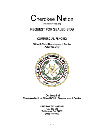 The Cherokee Nation Plans To Select As Many As Three Proposals For The .