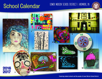 School Calendar LOWER MERION SCHOOL DISTRICT ARDMORE, PA - LMSD