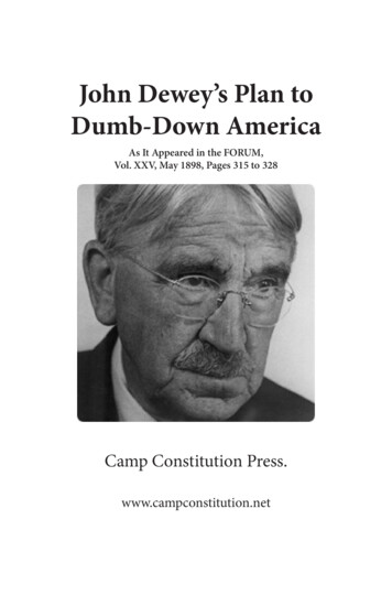 John Dewey’s Plan To Dumb-Down America