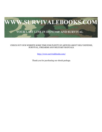 CHECK OUT OUR WEBSITE SOME TIME FOR . - Survival Ebooks