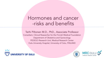 Hormones And Cancer -risks And Benefits - NFOG